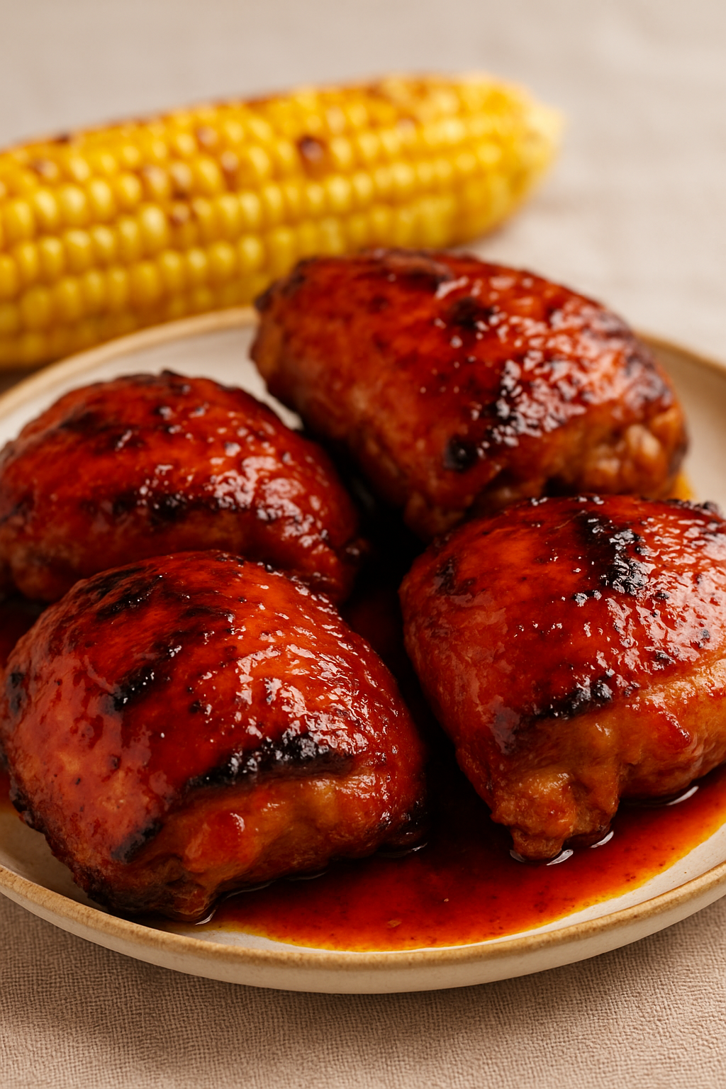Sweet Heat Glazed Chicken Thighs