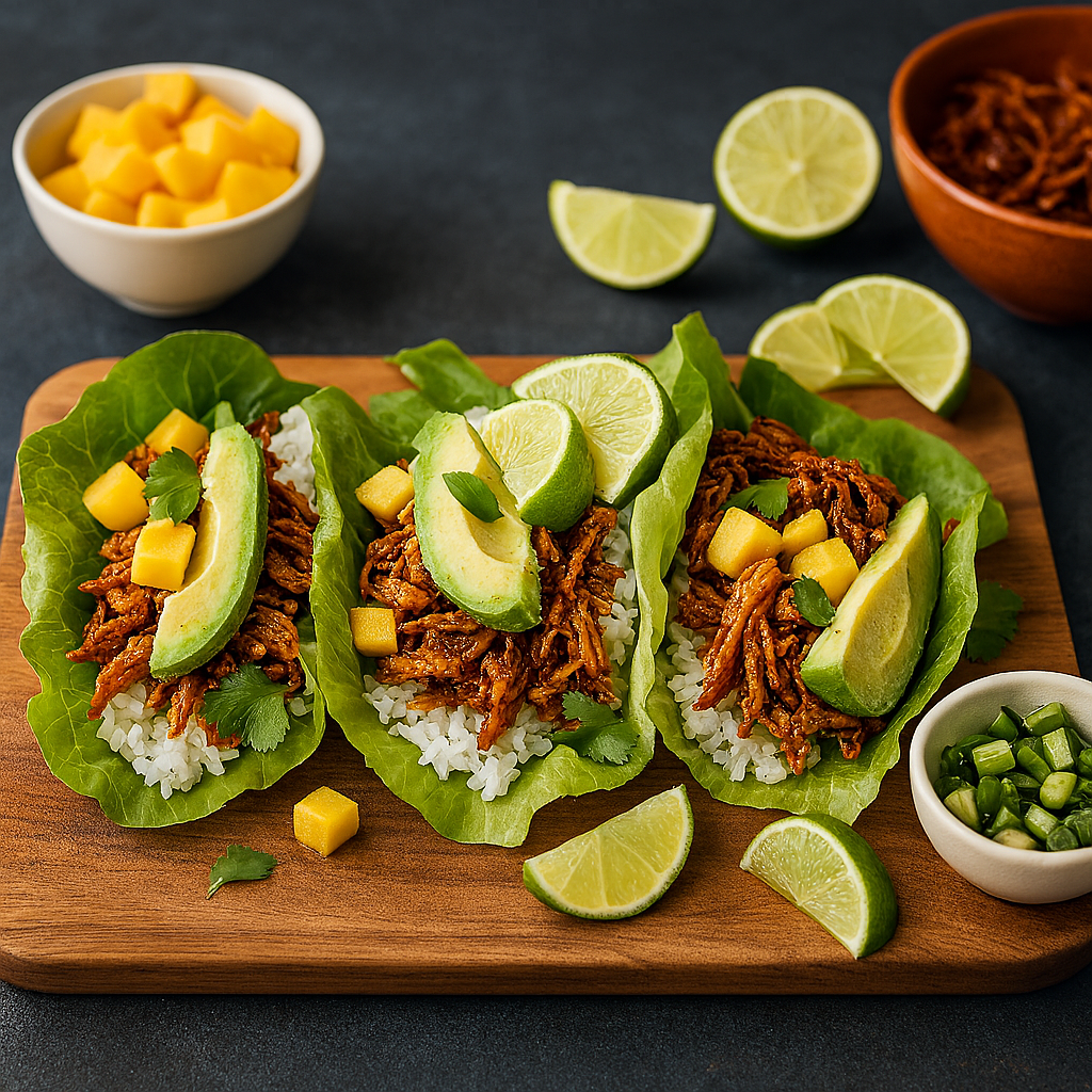 Sweet Heat Chicken Lettuce Wraps