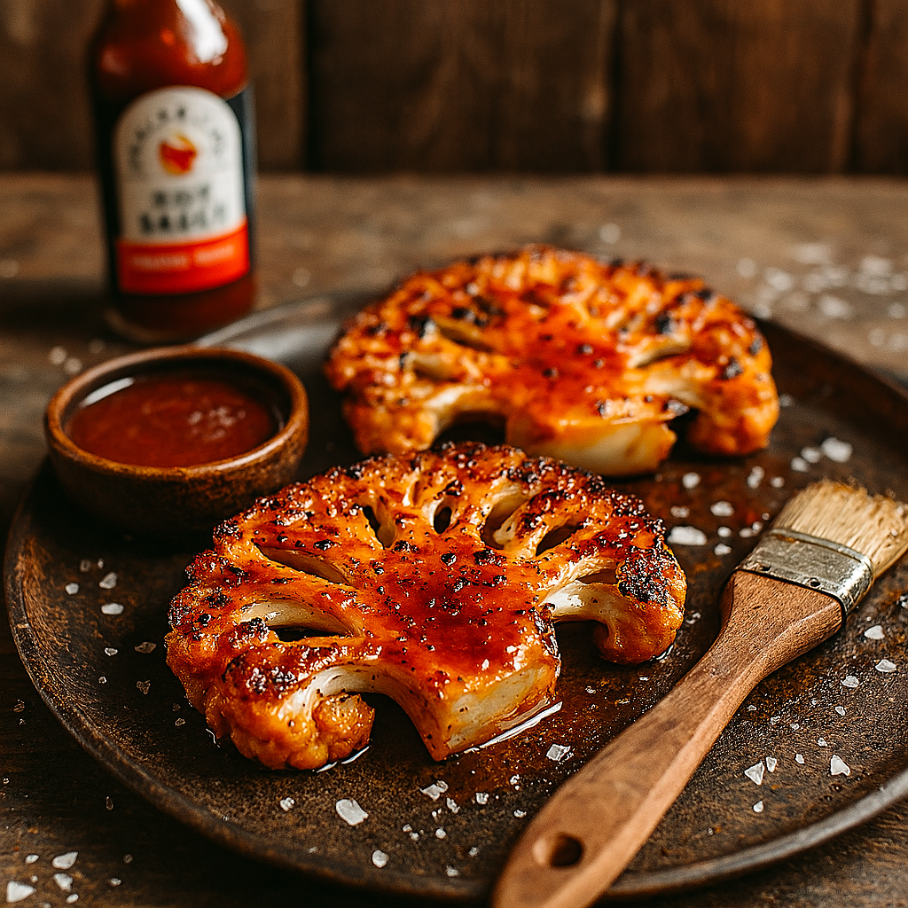 Sweet Heat Roasted Cauliflower Steaks