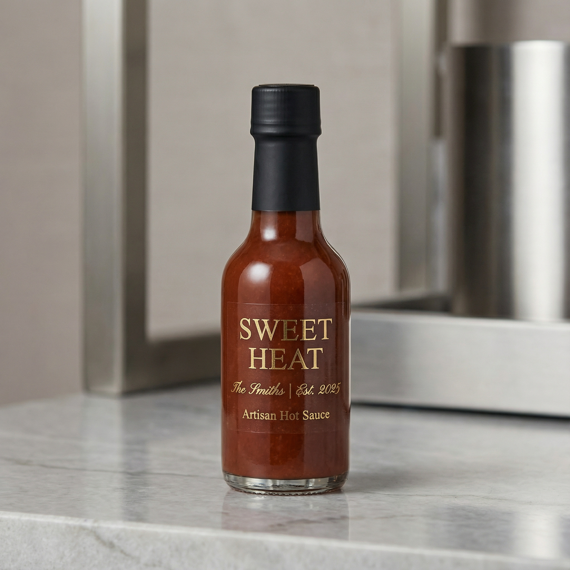 Custom Wedding Favor - 1.7 Ounce Sweet Heat Hot Sauce