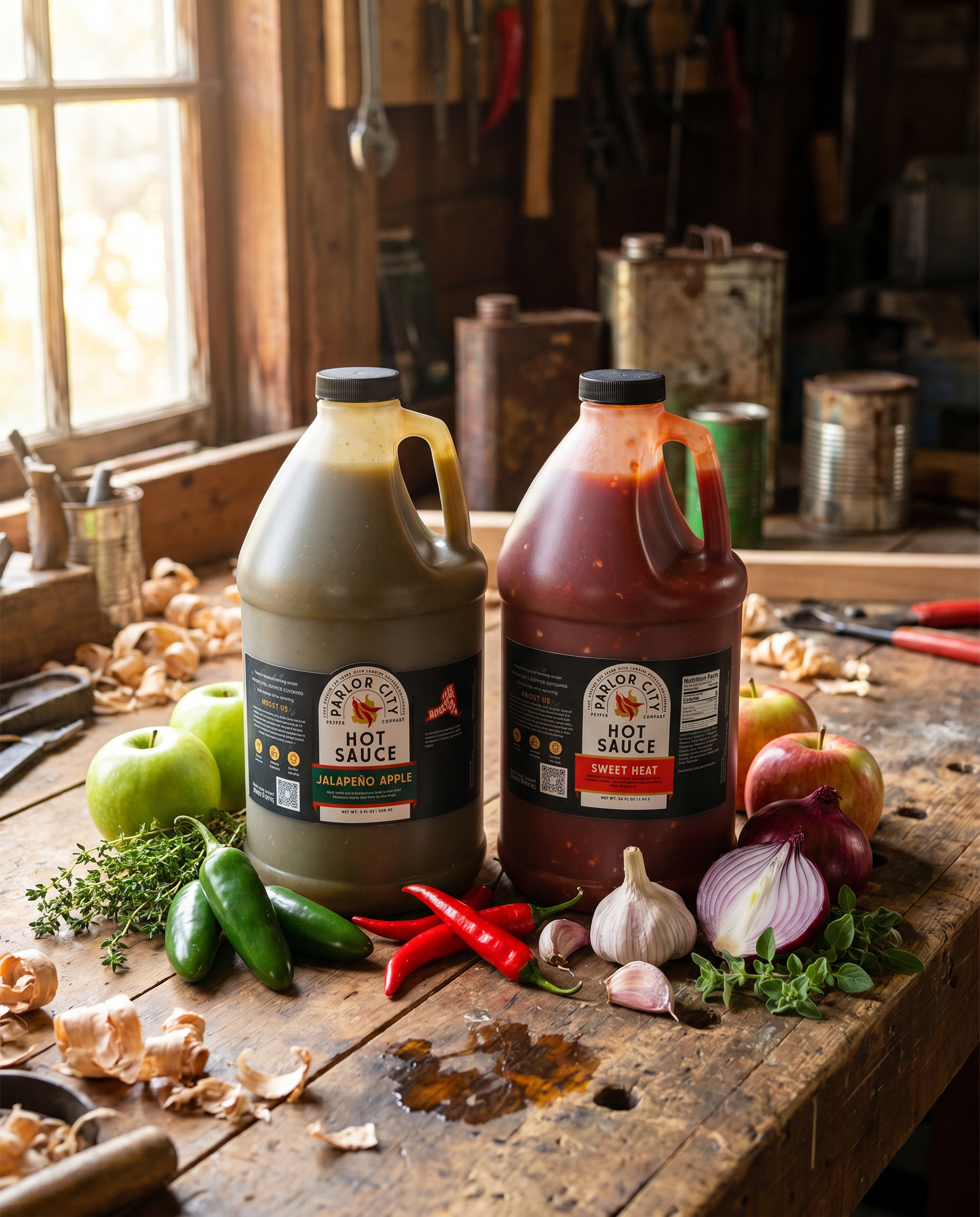 Half Gallon Stock-Up Pack | Jalapeno Apple & Sweet Heat