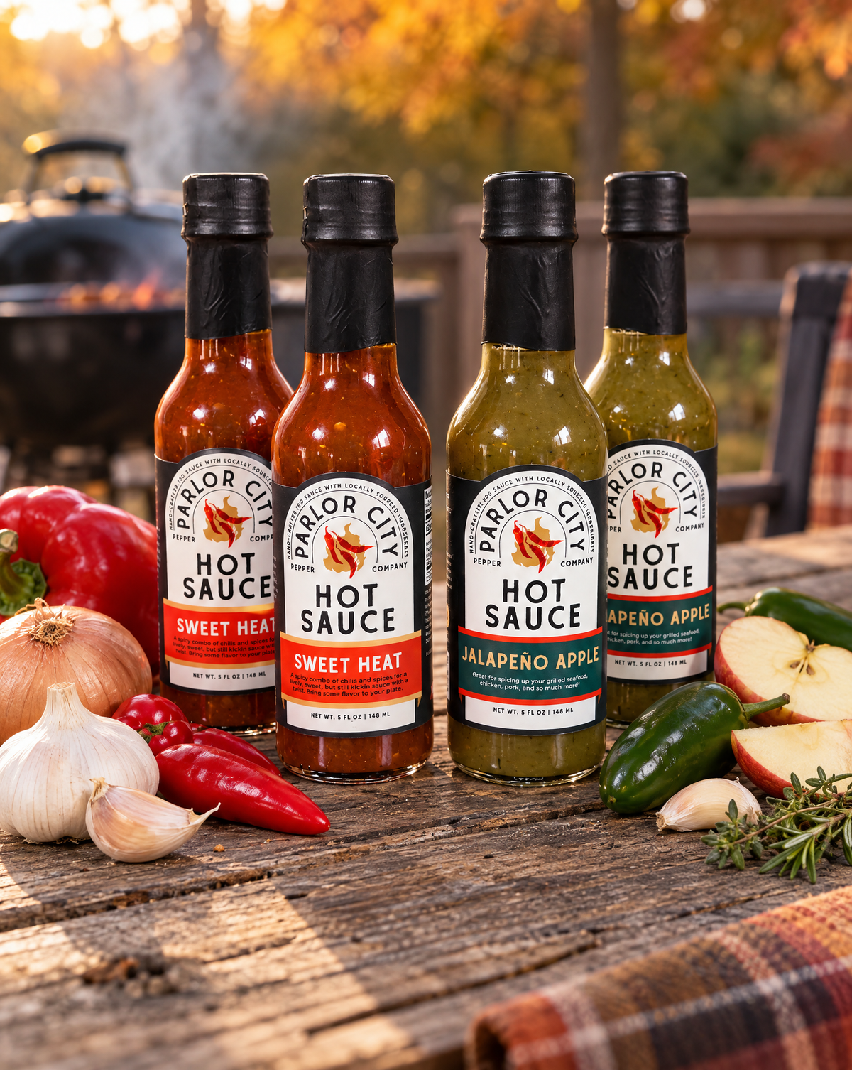 Backyard Grill Pack | Sweet Heat + Jalapeño Apple