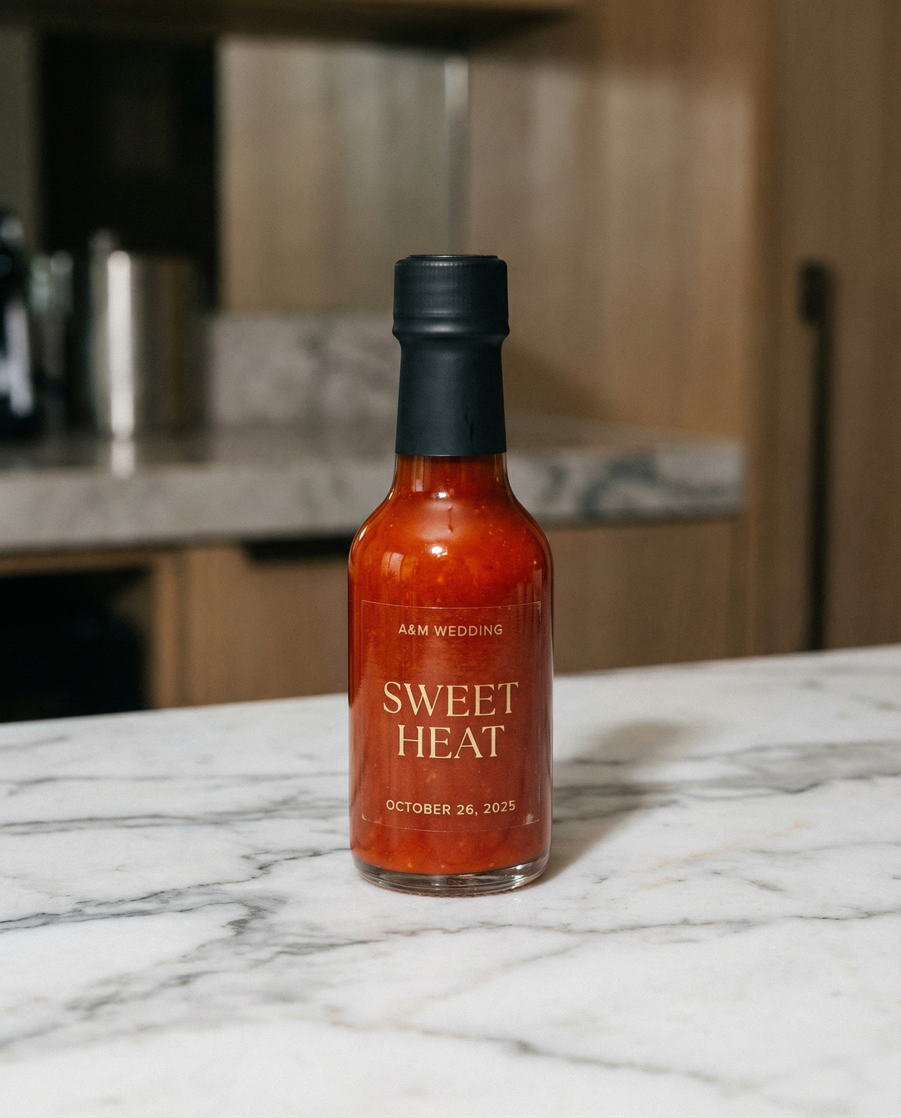 Custom Wedding Favor - 1.7 Ounce Sweet Heat Hot Sauce