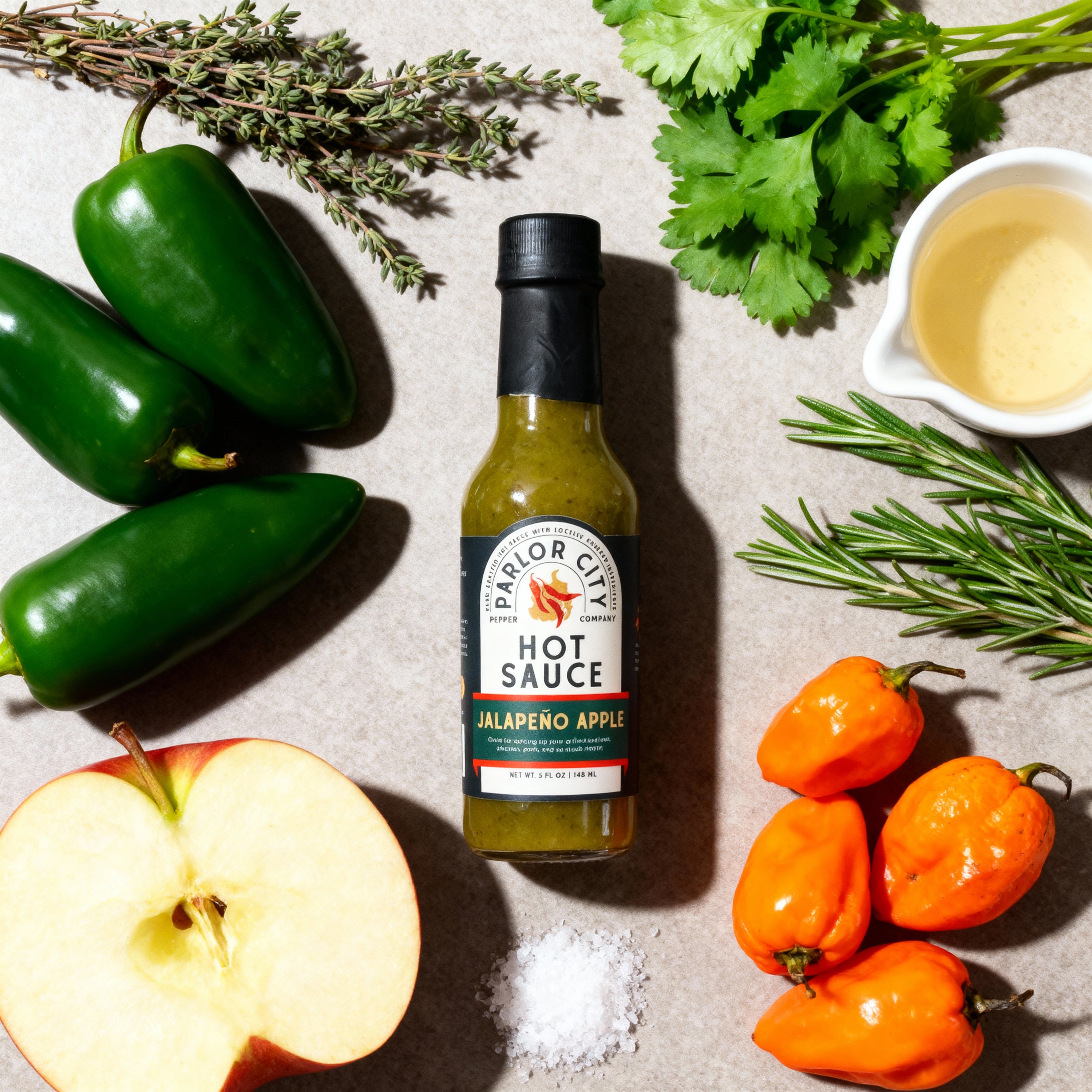 Jalapeno Apple Hot Sauce - 5oz